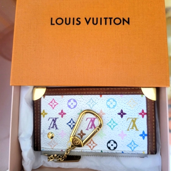 LOUIS VUITTON Limited Edition Monogram Multicolor pochette Cles/pouch - Picture 3 of 10